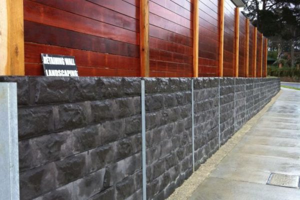 stone retaining wall project in auckland