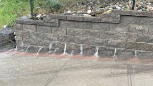 retaining wall drainage nz