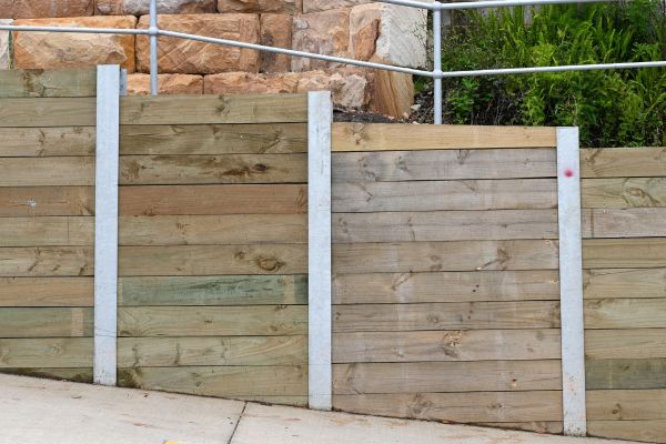 timber retaining walls